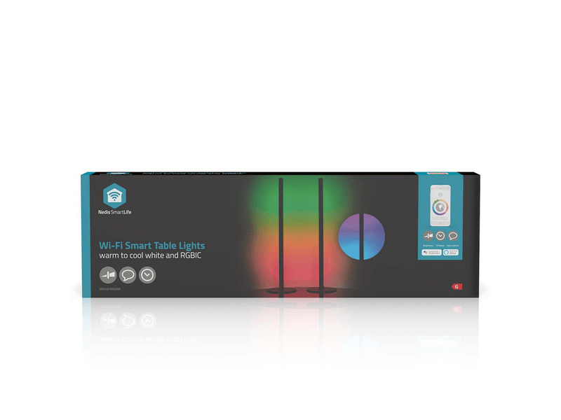 Nedis WIFILD10RGBW SmartLife hangulatfény, 2 db