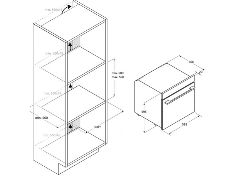 Haier H6 ID66C3YTB ID Series 6: bionikus technológia sütő