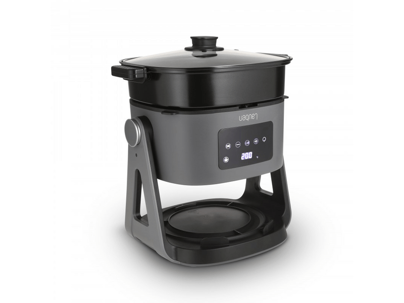 Lauben Glass&Grill 3in1 Airfryer (LBAFMGGAF55BA)