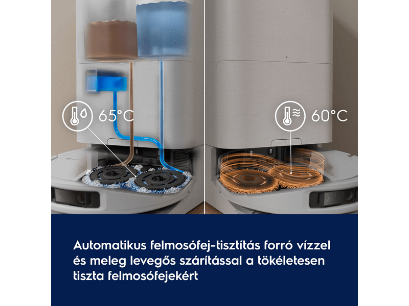 Electrolux ER81UW3SW 800 LiDAR robotporszívó, fehér