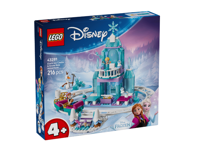 LEGO® Disney Jégvarázs Elsa jégkastélya és szánkós kalandjai (43281)