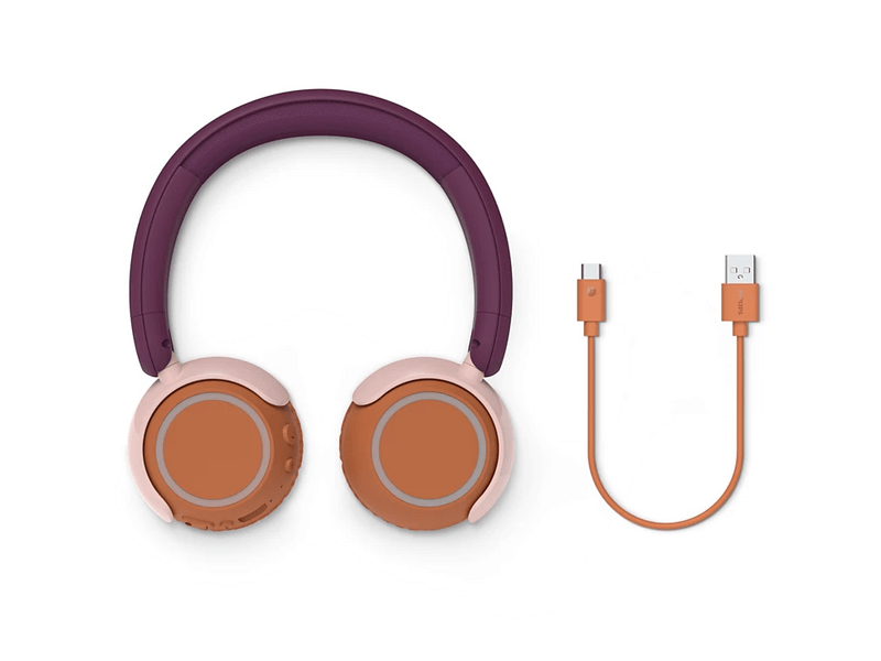 Philips TAK4200MP/00 Bluetooth fejhallgató gyerekeknek, bíborlila