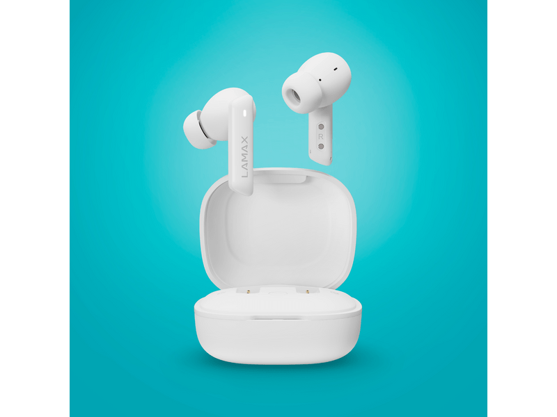 LAMAX Clips1 ANC White TWS slušalice, bijele
