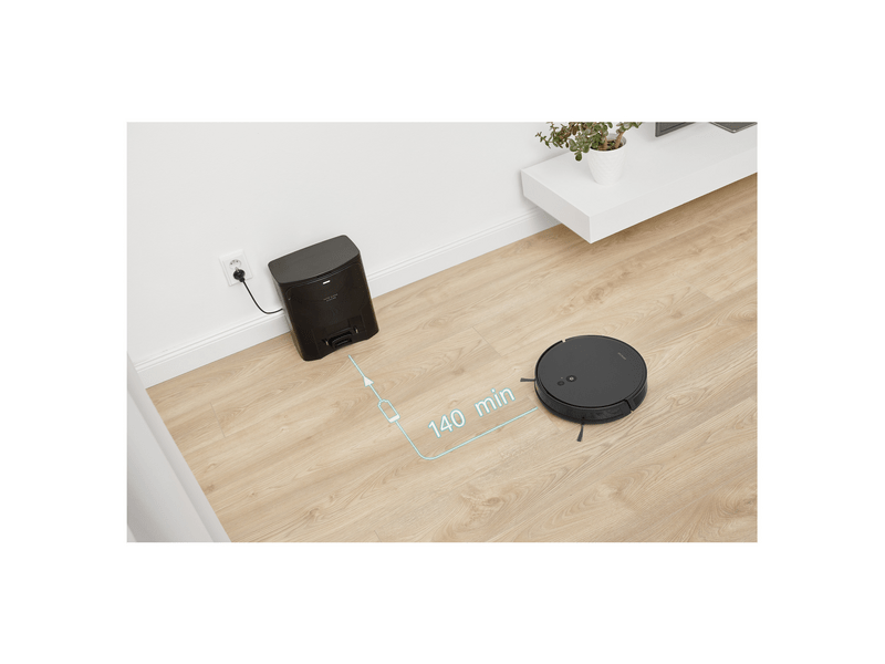 Sencor SRV 6485BK Smart robotski usisavač s punjačem, crne boje
