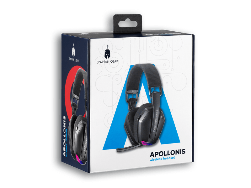 Spartan Gear Apollonis Gamer headset, fekete (SGHSW02)