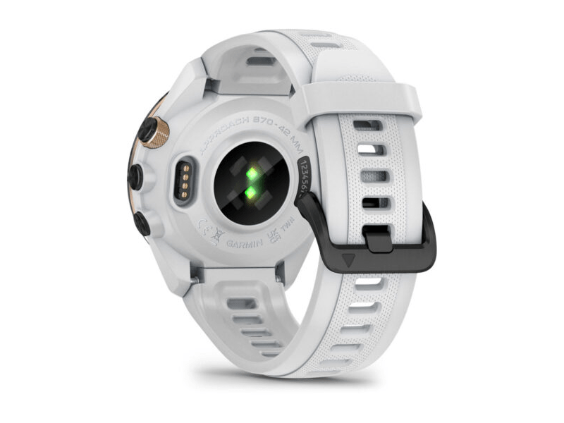 Garmin Approach S70 (42mm) Okosóra, fekete/fehér (010-02746-10)