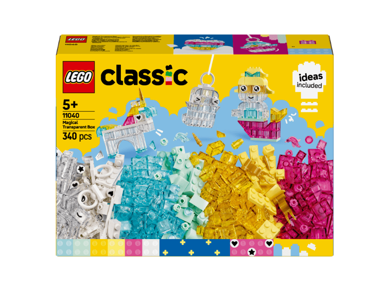 LEGO® Classic Átlátszó bűvös kockák (11040)