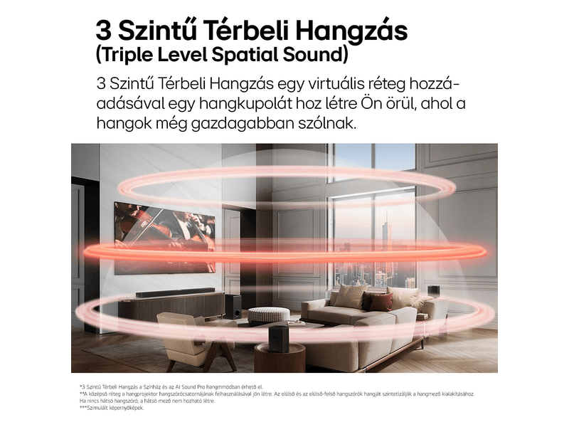 5.1.3 Dolby Atmos Soundbar, 580W