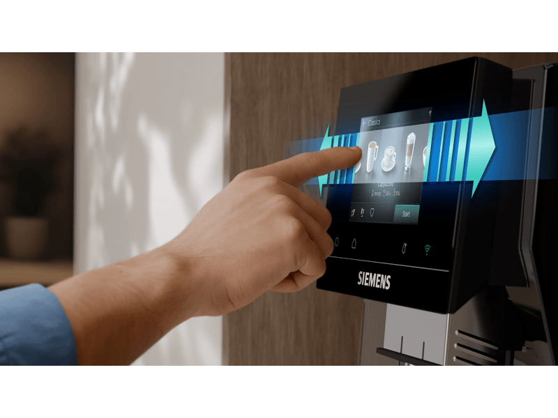 Siemens EQ700 iAroma Automata kávéfőző, fekete (TQ725E03)