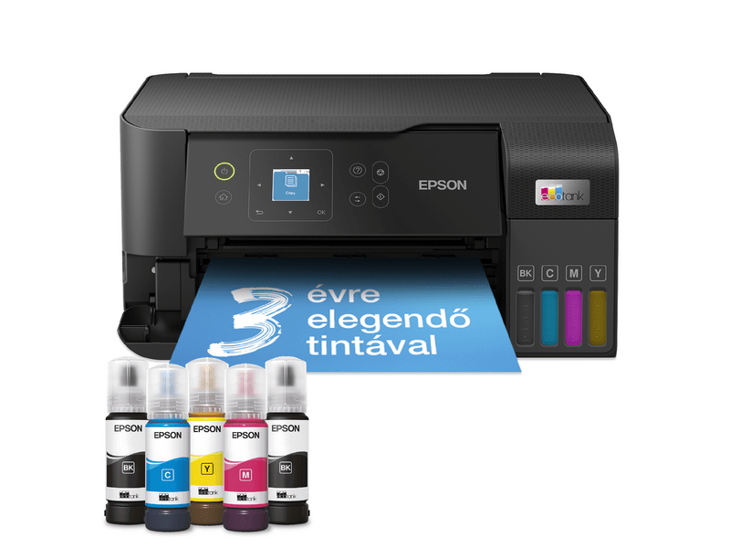 Epson L3560 színes MFP, WiFi, 6600/5900 oldal tintával