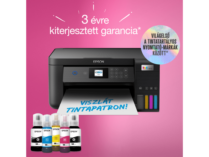 Epson L4260 színes MFP, DUPLEX, 14 000/5200 oldal tintával