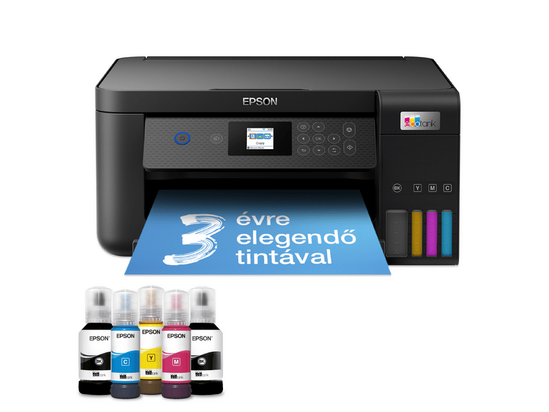 Epson L4260 színes MFP, DUPLEX, 14 000/5200 oldal tintával