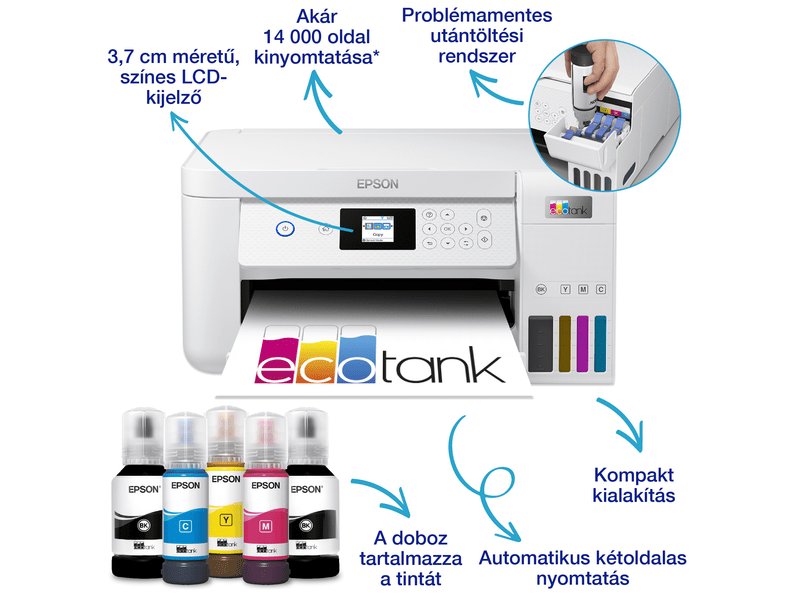 Epson EcoTank L4266 Inkjet višenamjenski pisač