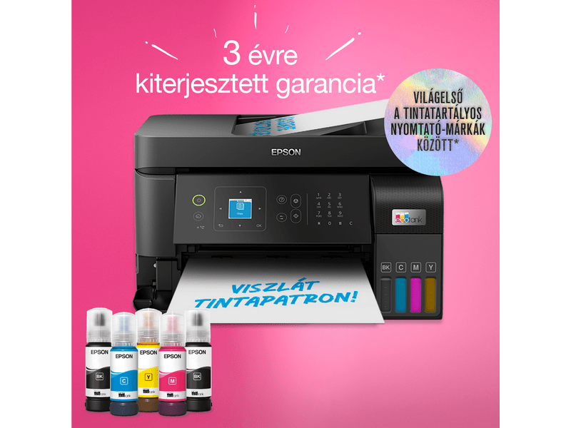 Epson L5590 színes MFP WiFi/LAN 6600/5900 oldal tintával