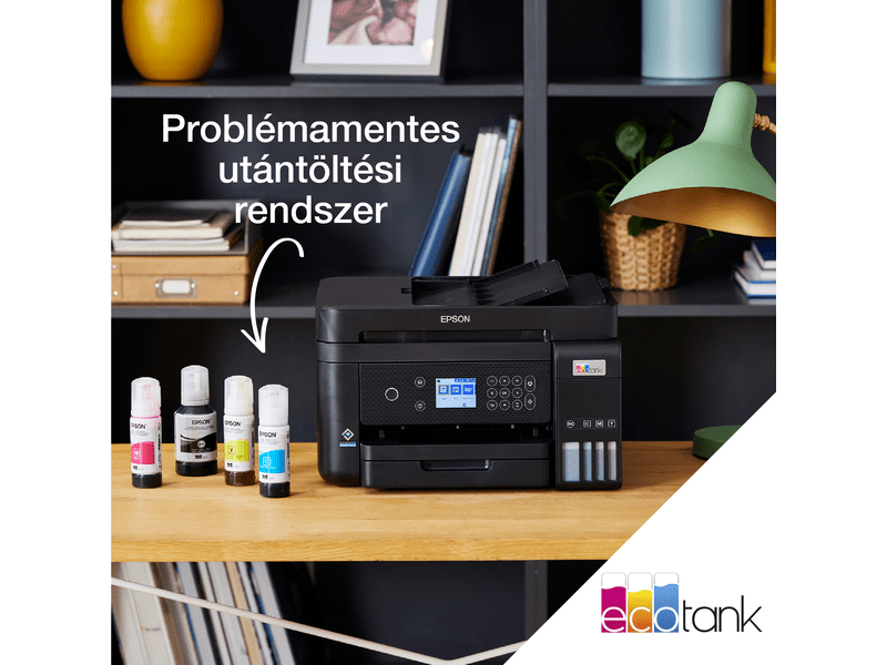 Epson L6270 színes MFP, DUPLEX, 14 000/5200 oldal tintával