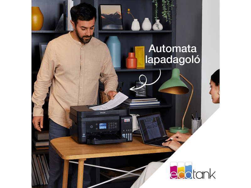 Epson L6270 színes MFP, DUPLEX, 14 000/5200 oldal tintával