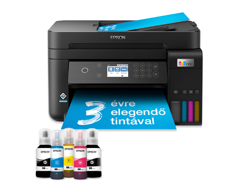 Epson L6270 színes MFP, DUPLEX, 14 000/5200 oldal tintával
