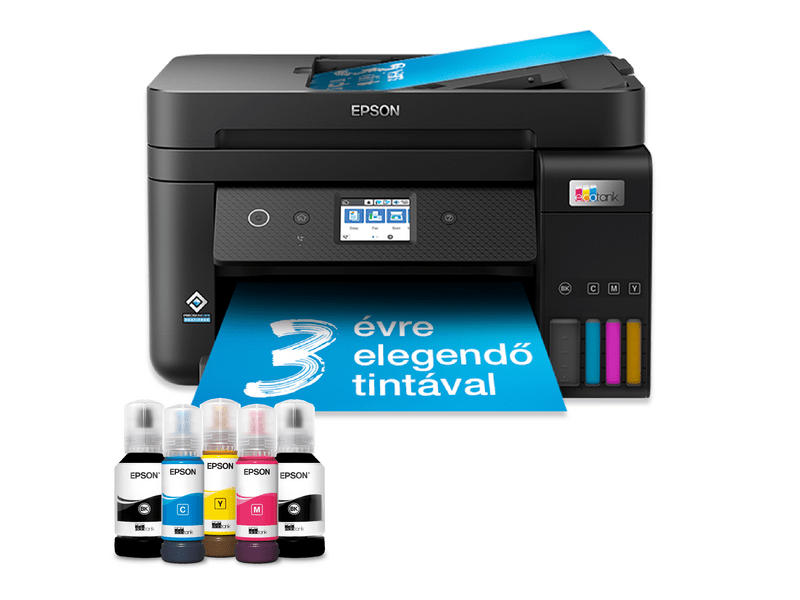 Epson L6290 színes MFP, DUPLEX, 14 000/5200 oldal tintával