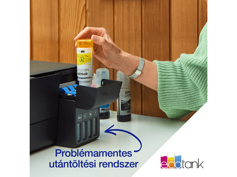 Epson L6260 színes MFP, DUPLEX, 14 000/5200 oldal tintával