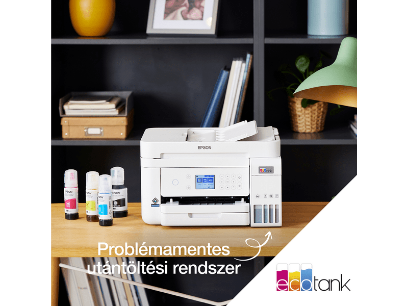 Epson L6276 színes MFP, DUPLEX, 14 000/5200 oldal tintával