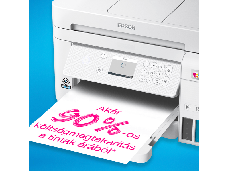 Epson L6276 színes MFP, DUPLEX, 14 000/5200 oldal tintával