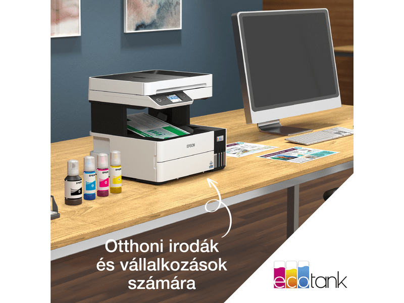 Epson L6460 színes MFP, DUPLEX, 13 000/5200 oldal tintával