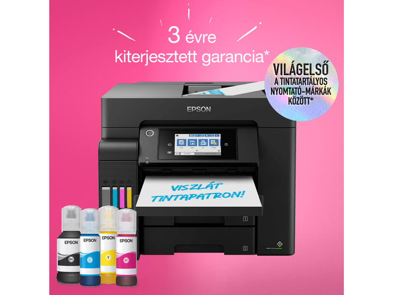 Epson L6550 színes MFP, DUPLEX, 14 000/5200 oldal tintával