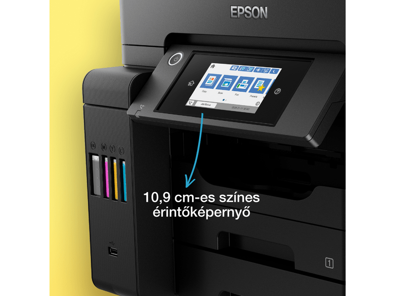 Epson L6570 színes MFP, Duplex, 8100/6500 oldal tintával