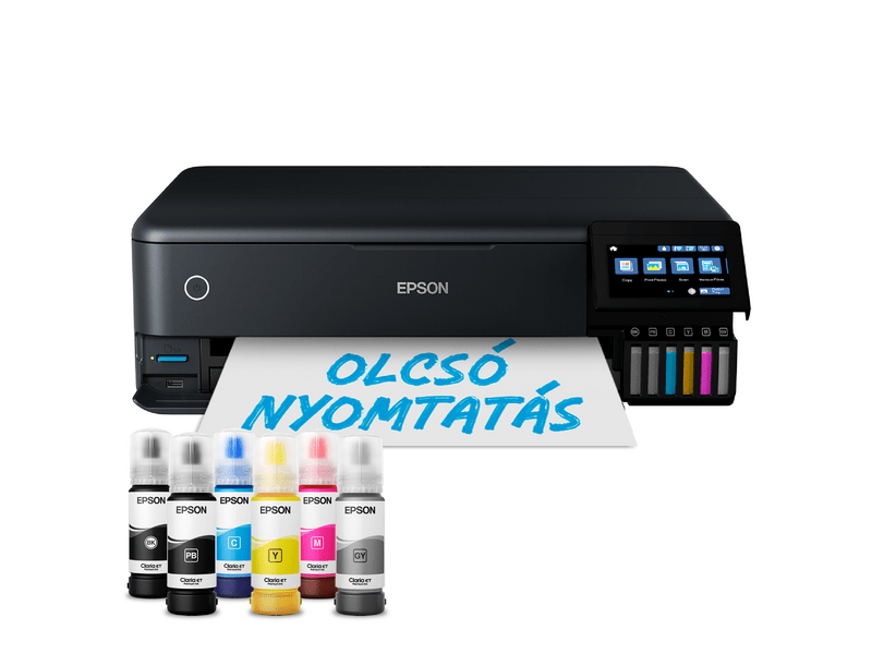 Epson L8180 fotónyomtató MFP 1800 fotóra elegendő tintával