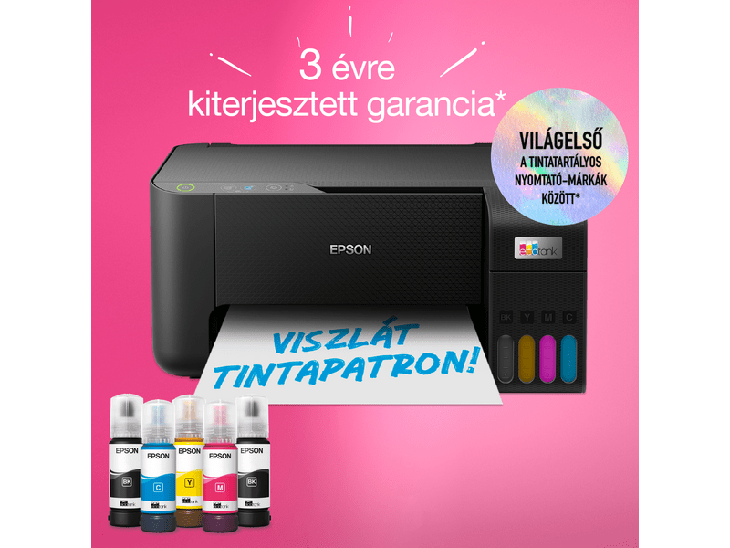 Epson L3230 színes MFP, USB, 8100/6500 oldal tintával