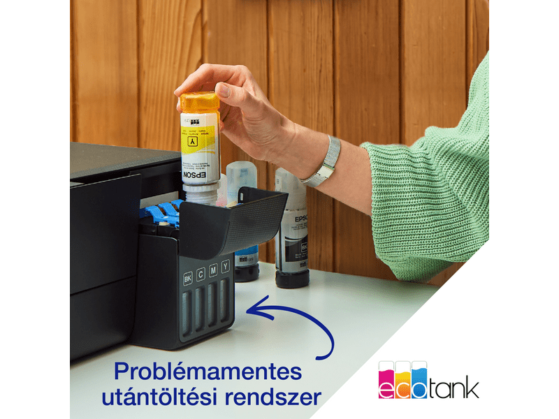 Epson L3230 színes MFP, USB, 8100/6500 oldal tintával