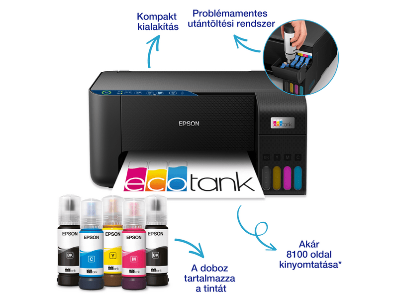 Epson EcoTank L3271 Inkjet višenamjenski pisač