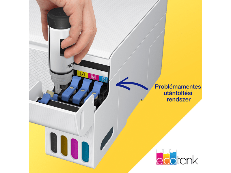 Epson L3276 színes MFP, WiFi, 8100/6500 oldal tintával