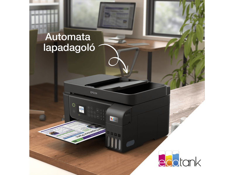 Epson L5310 színes MFP, WiFi/LAN, 8100/6500 oldal tintával