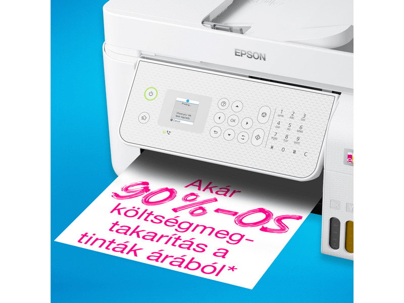 Epson L5316 színes MFP, WiFi/LAN, 8100/6500 oldal tintával