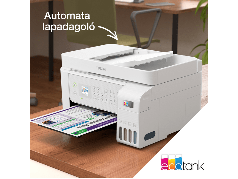 Epson L5316 színes MFP, WiFi/LAN, 8100/6500 oldal tintával