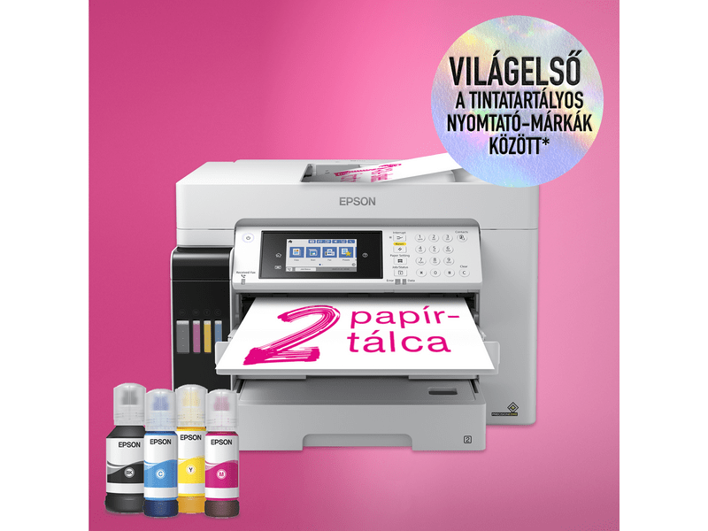 Epson L15180 A3 színes MFP, DUPLEX, 4500/2800 oldal tintával