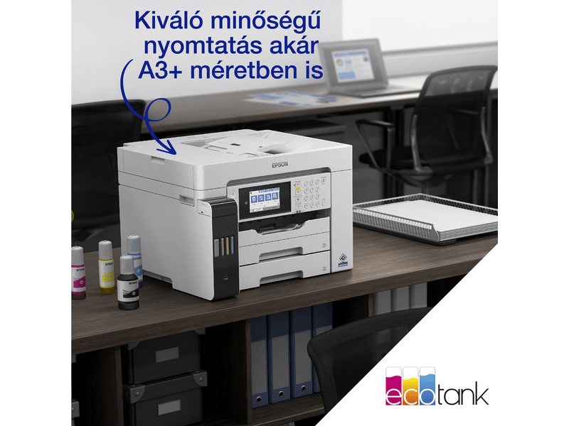 Epson L15180 A3 színes MFP, DUPLEX, 4500/2800 oldal tintával