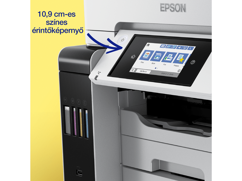 Epson L6580 színes MFP, Duplex, 8100/6500 oldal tintával