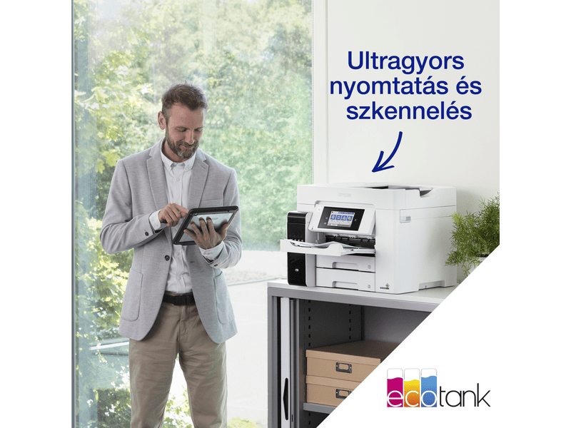 Epson L6580 színes MFP, Duplex, 8100/6500 oldal tintával