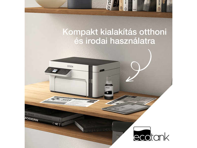 Epson M2120 mono MFP, WiFi, 5000 oldal tintával