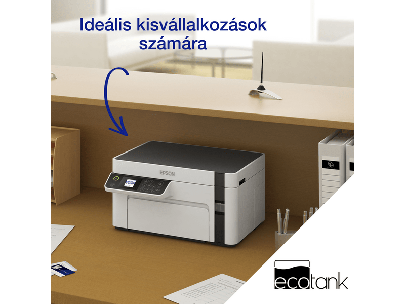 Epson M2120 mono MFP, WiFi, 5000 oldal tintával