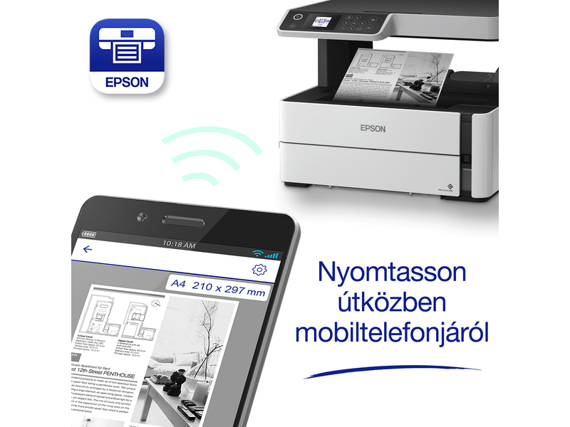 Epson M2170 Mono MFP WiFi/LAN 11 000 oldal tintával