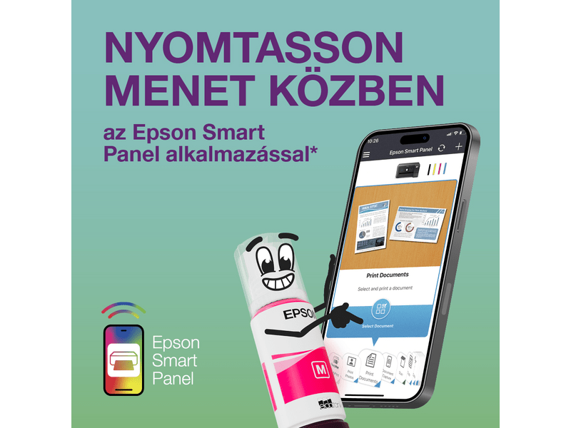 Epson L3276 színes MFP, WiFi, 8100/6500 oldal tintával