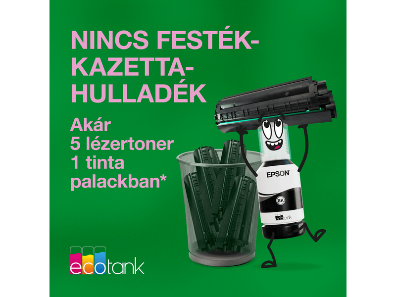 Epson L6490 színes MFP, DUPLEX, 13 000/5200 oldal tintával