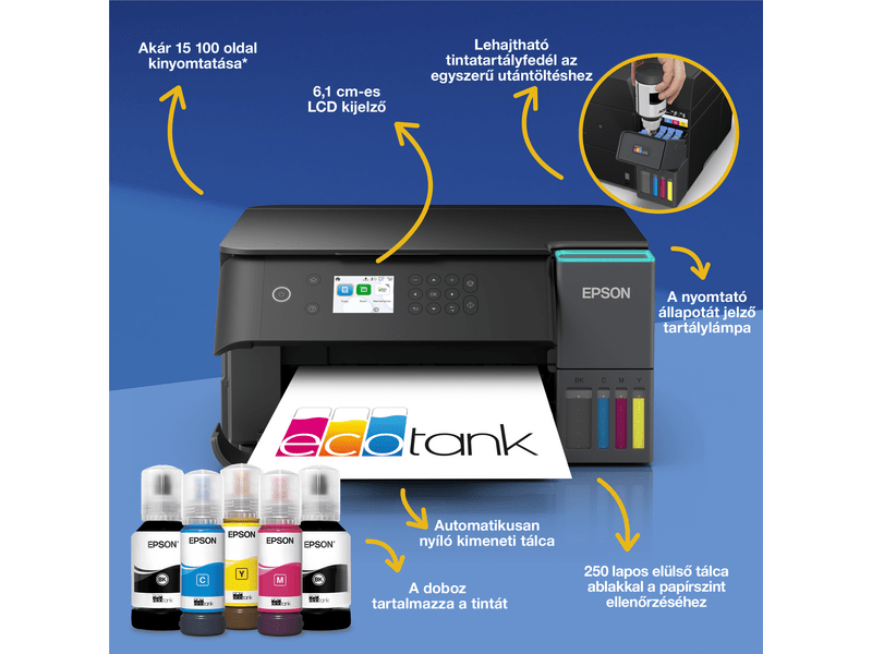 Epson EcoTank L6360 tintatartályos multifunkciós nyomtató