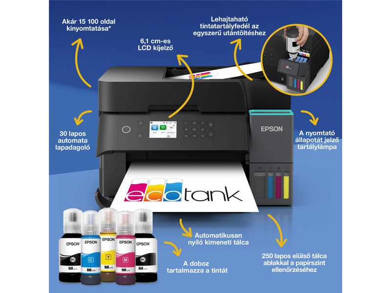 Epson EcoTank L6370 tintatartályos multifunkciós nyomtató