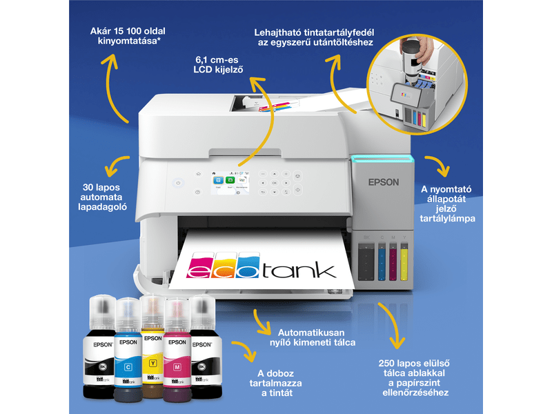 Epson EcoTank L6376 Színes multifunkciós nyomtató (C11CL43404)