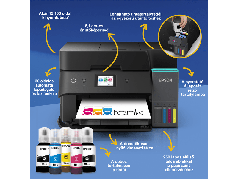 Epson EcoTank L6390 Színes multifunkciós nyomtató (C11CL40405)