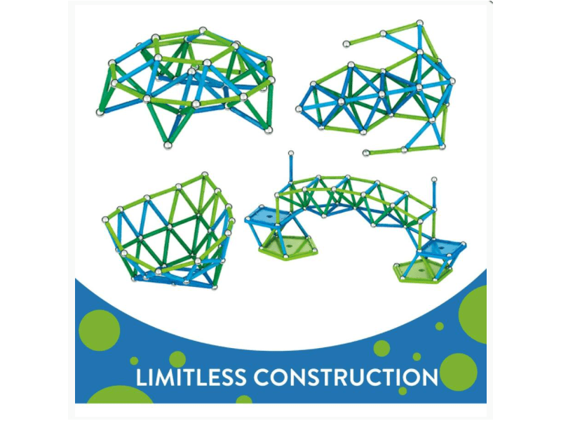 Geomag 20GMG00274 Classic Green Line 142 db-os mágneses építőjáték